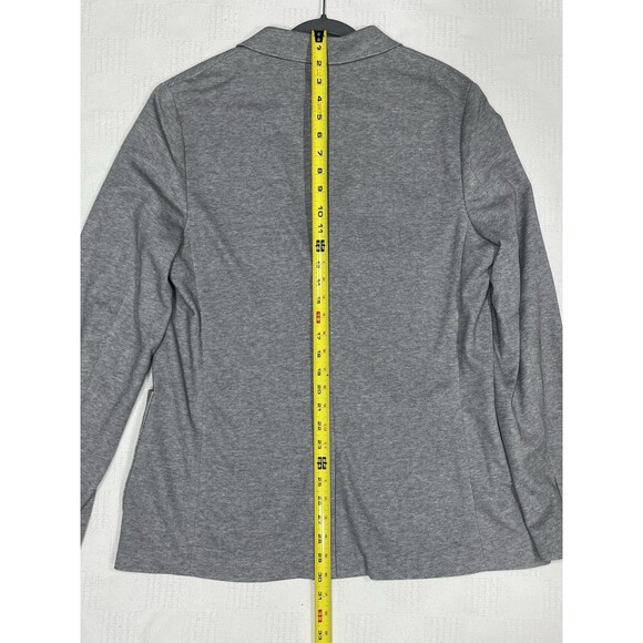 Calvin Klein Mens Blazer Jacket Gray Knit Casual Sport Coat Size L Single Button - Picture 11 of 14